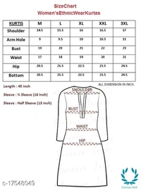 Women Cotton Straight Printed Long Kurti With Palazzos - L